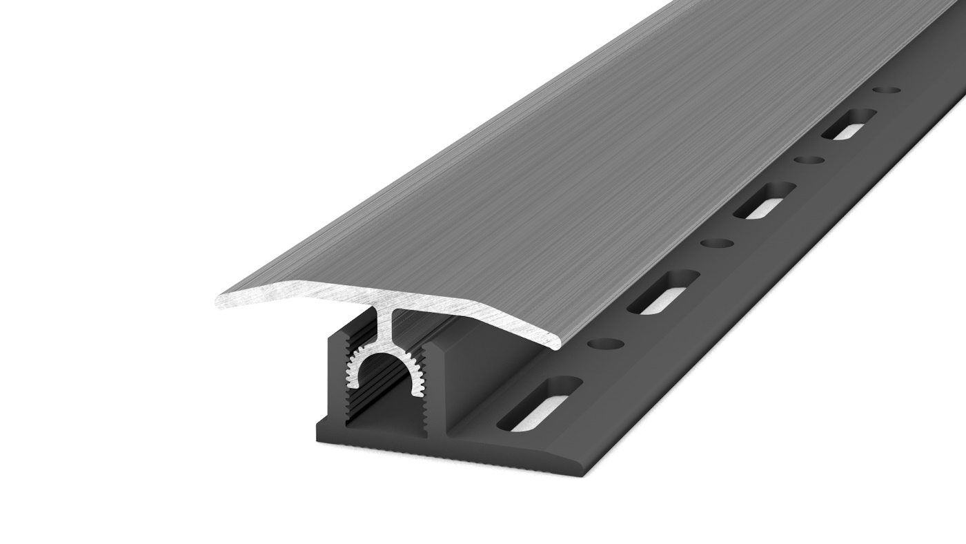 Übergangsprofil  | Edelstahl | für Parkett | Länge: 90 cm